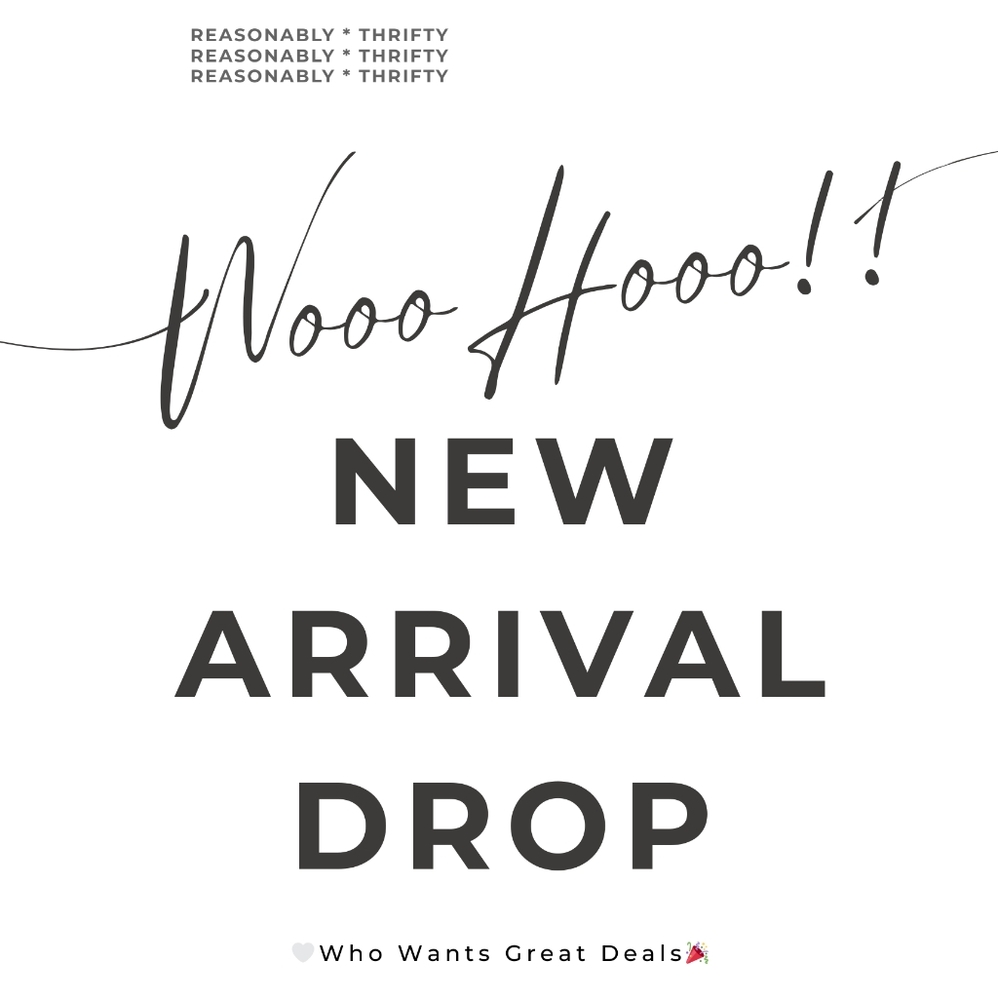 New Arrival Drop Graphic Poster
